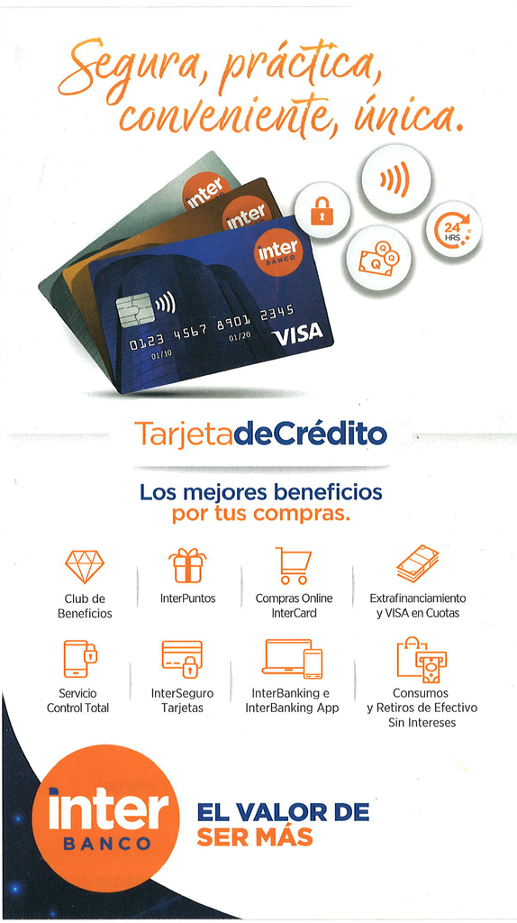 UNIFOLIAR REQUISITOS TARJETAS DE CREDITO 