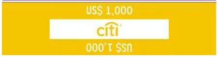 PRECINTOS AUTOADHESIVOS DE 1,000 $ CITI
