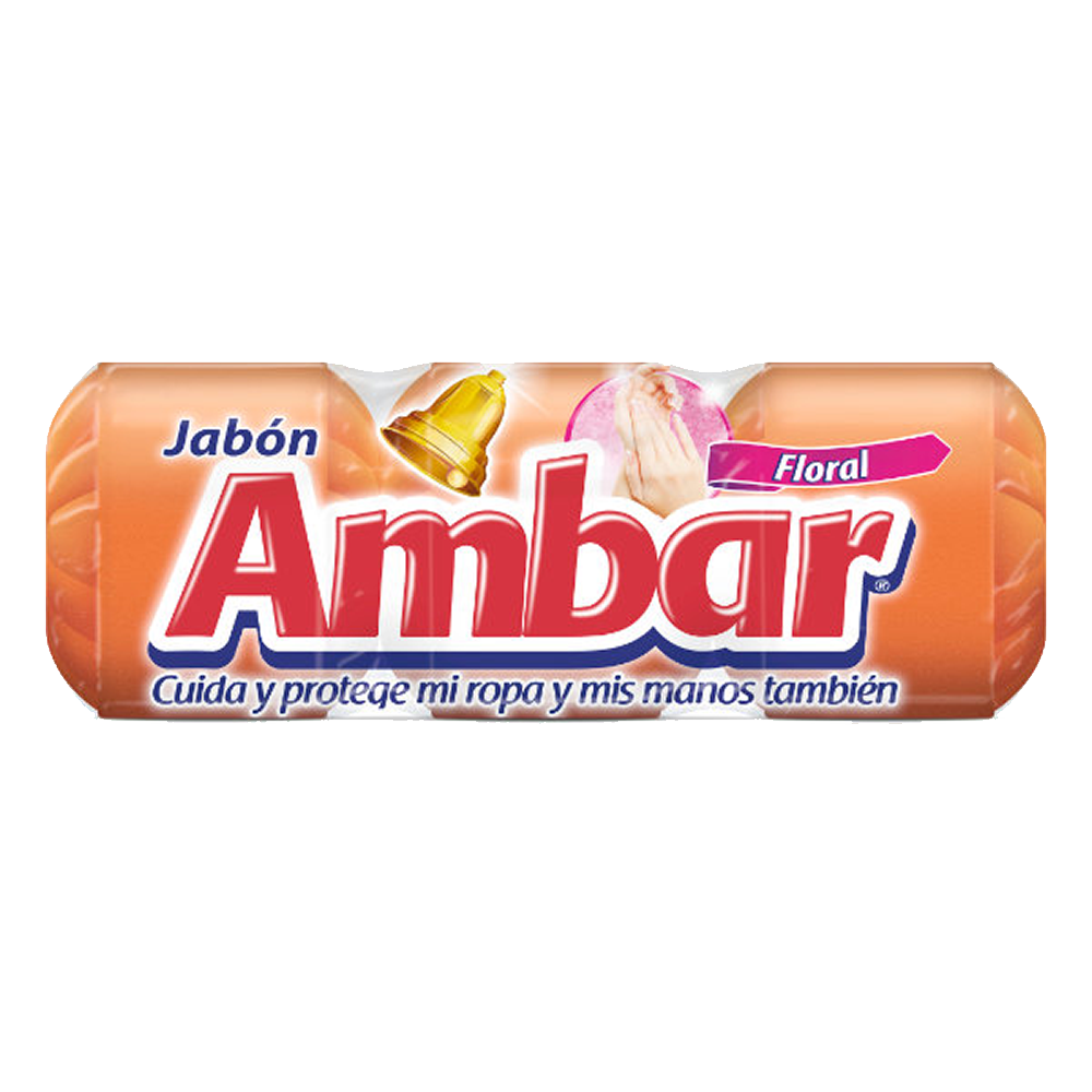JABON EN BOLA  AMBAR NATURAL FLORAL 
