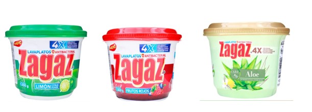 LAVAPLATOS ZAGAZ 1000 GMS, AROMAS SURTIDOS