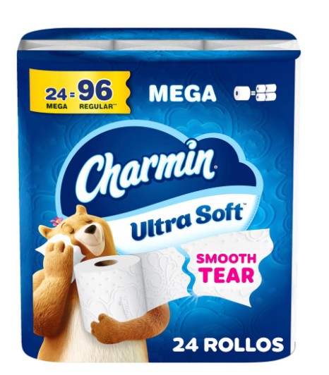 PAPEL HIGIENICO CHARMIN ULTRA SUAVE  PAQ/24 (503025)