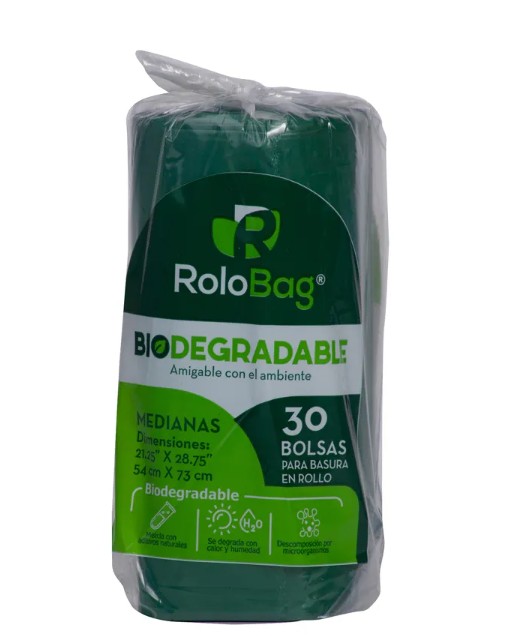 BOLSA MEDIANA ROLOBAG VERDE (21"*29") R/30