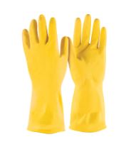 GUANTE DE LATEX DOMESTICO AMARILLO PRETUL TALLA S (23263)