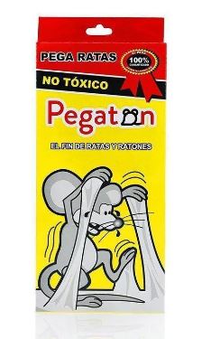 TRAMPA DE GOMA PARA ROEDORES PEGATON PAQ/2