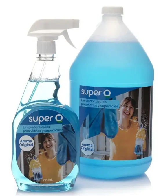 LIMPIAVIDRIO SUPER Q GALÓN + ATOMIZADOR 795 ML
