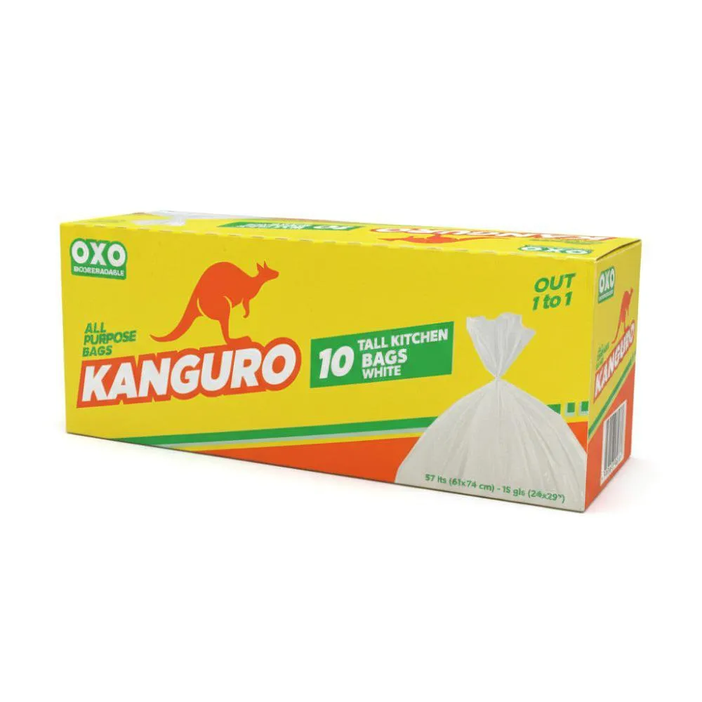 BOLSA MEDIANA KANGURO  45/10 BLANCA