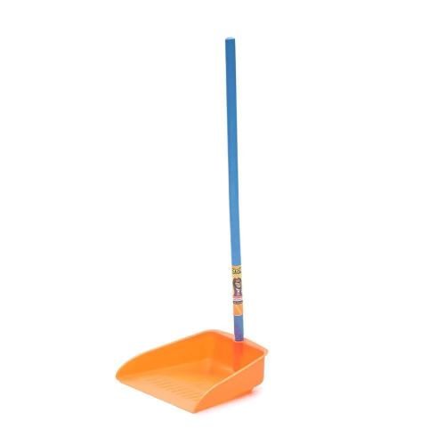 PALA PLASTICA NARANJA PARA RECOGER BASURA