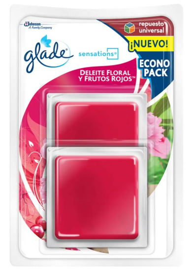 GLADE REPUESTOS CUADRITOS DE FRUTOS ROJOS