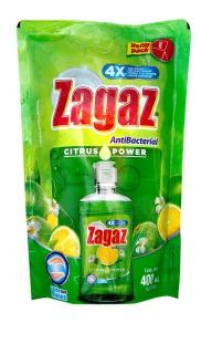 JABÓN LAVAPLATOS ZAGAZ CITRUS DOYPACK 400ML