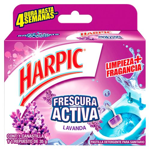 HARPIC CANASTILLA+REPUESTO P/BAÑO