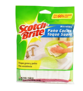 PAÑO MICROFIBRA COCINA TOQUE FINAL SCOTCH BRITE