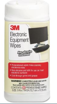 TOALLITAS LIMPIADORAS P/EQUIPOS ELECTRONICOS 3M