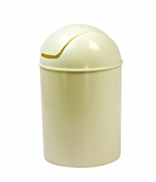 BASURERO PLASTICO SWING 20 LTS C/MARFIL 