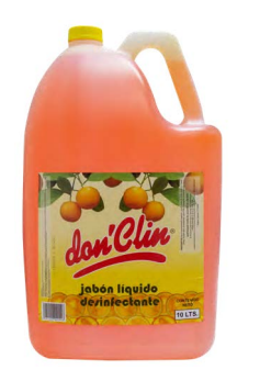 JABON LIQUIDO ANTIBACTERIAL DON' CLIN MANDARINA (10 LTS)