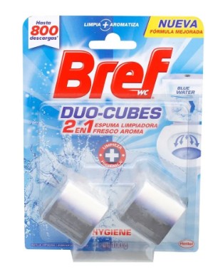 PASTILLA HIGIENICA PARA BAÑO BREF (PAQ/2U)
