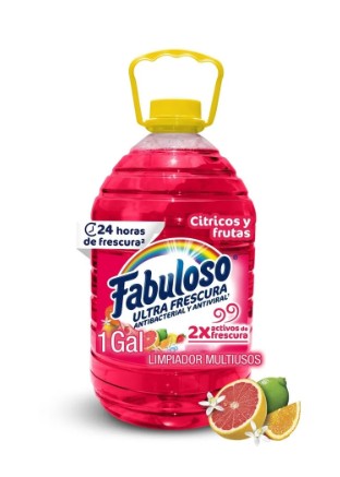 DESINFECTANTE LIQUIDO FABULOSO CITRICOS Y FRUTAS GALON