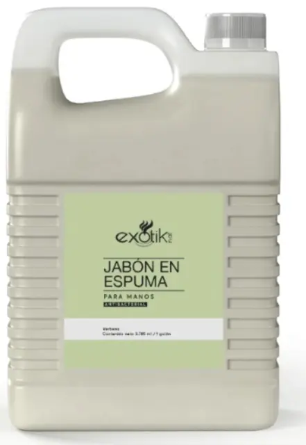 JABON ANTIBACTERIAL PARA MANOS EN ESPUMA VERBENA GALON