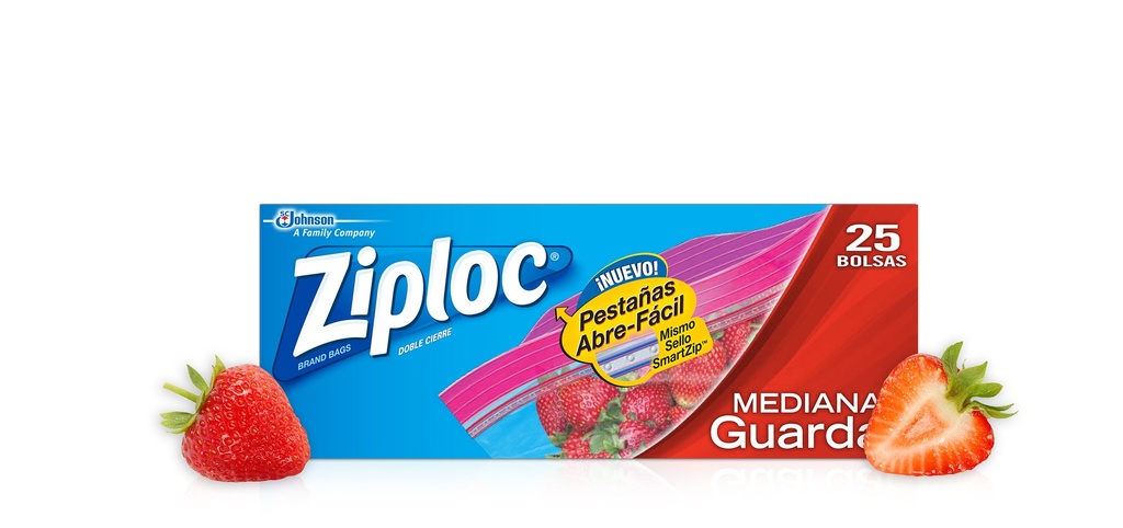 BOLSA ZIPLOC CIERRE FACIL MEDIANA