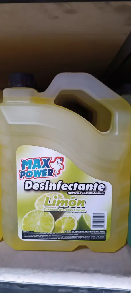 DESINFECTANTE MAX POWER LIMON