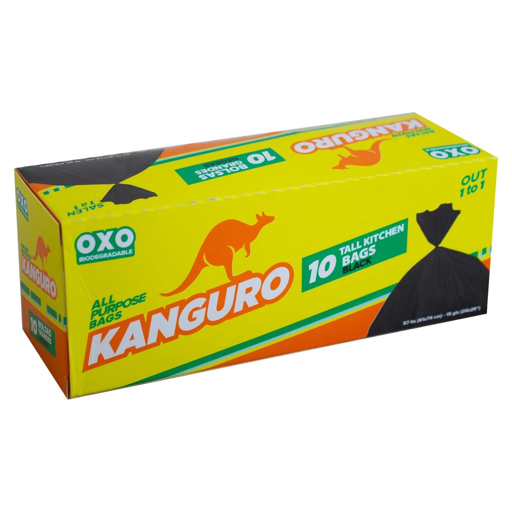 BOLSA EXTRA GRANDE KANGURO (30 GAL)  CAJA/10