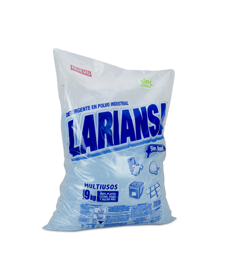 DETERGENTE INDUSTRIAL LARIANSA CON AROMA 9 KG