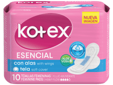DESCONTINUADO KOTEX CON ALAS  30213296 TOALLA INDIVIDAL