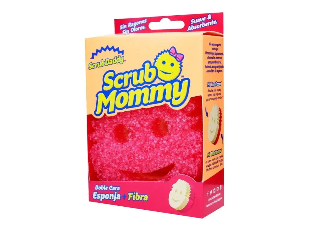 ESPONJA + FIBRA DOBLE CARA SCRUB MOMMY