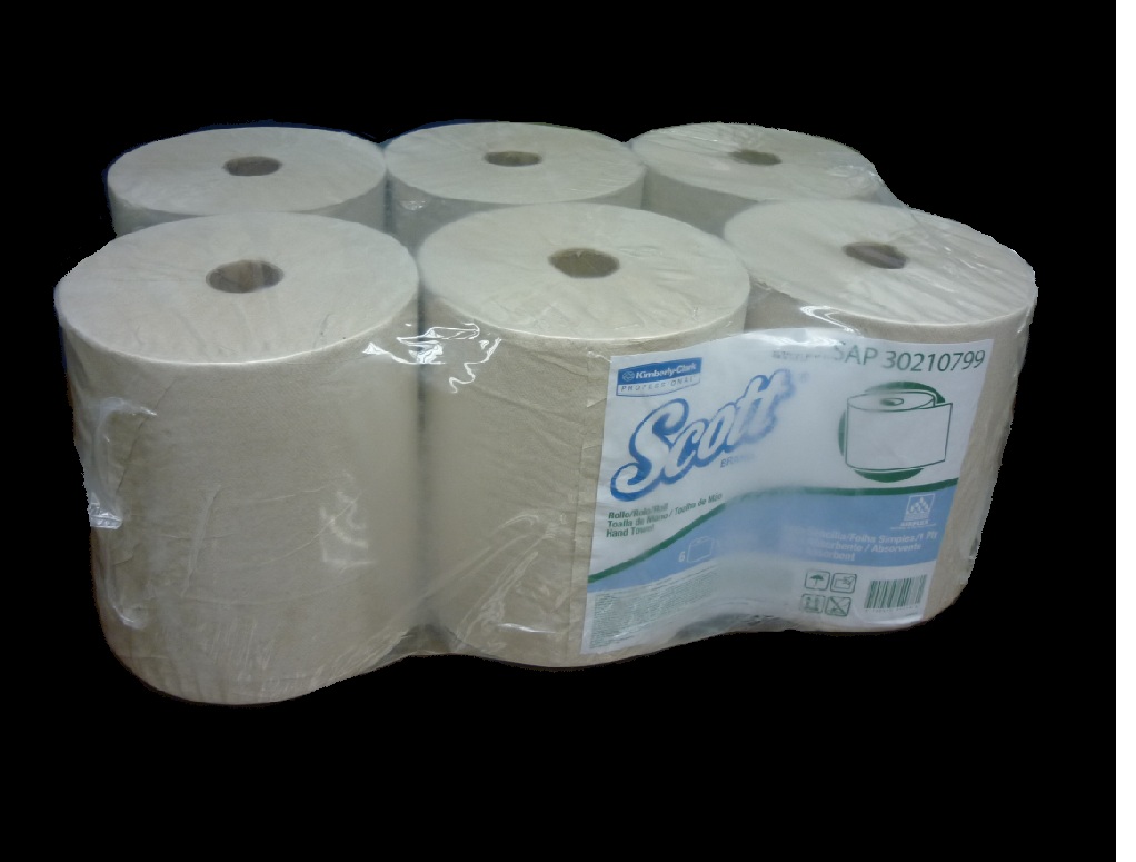 TOALLA SCOTT ECO NATURAL 250 P/6 