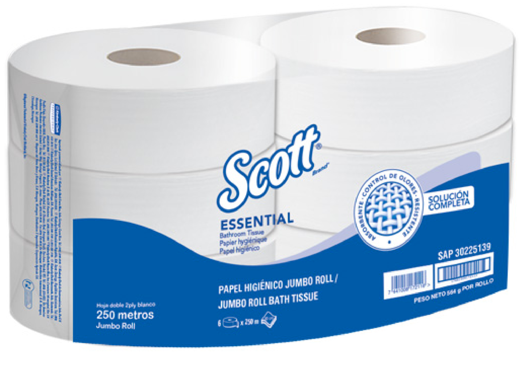PAPEL HIGIENICO SCOTT DOBLE HOJA 30225139