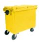 DEPOSITO BASURERO GIGANTE AMARILLO DE 1100 LTS (290 GL)