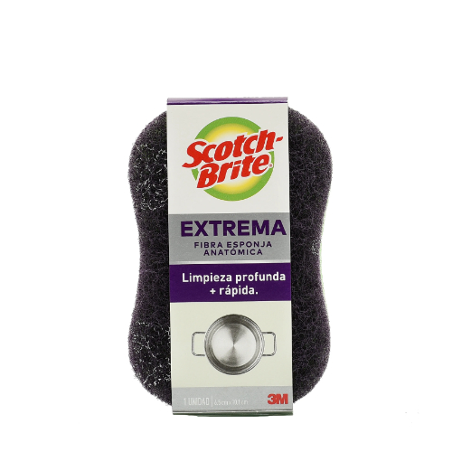 ESPONJA SCOTCH LIMPIEZA PROFUNDA (NEGRA)