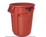 BASURERO ROJO CON TAPADERA DE 44 GAL. BRUTE RUBBERMAID