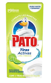 TIRAS ACTIVAS ADHESIVAS PATO P/SANITARIO (3U)