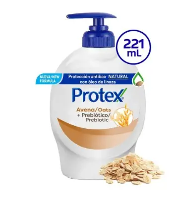 JABON LIQUIDO PARA MANOS PROTEX AVENA 221ML