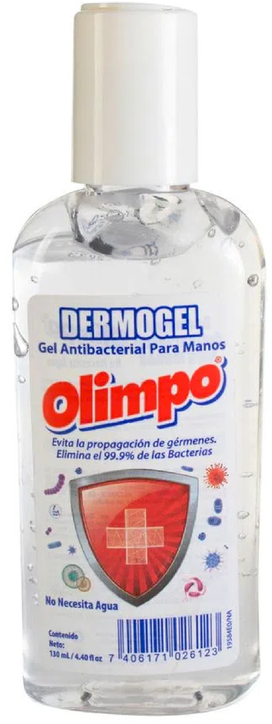 ALCOHOL GEL OLIMPO 130ML UNIDAD