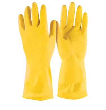 GUANTE DE LATEX DOMESTICO AMARILLO PRETUL TALLA M (23260)
