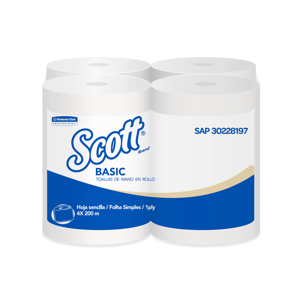 TOALLA SCOTT BASIC AIRFLEX 200MTS 30228197 P/4