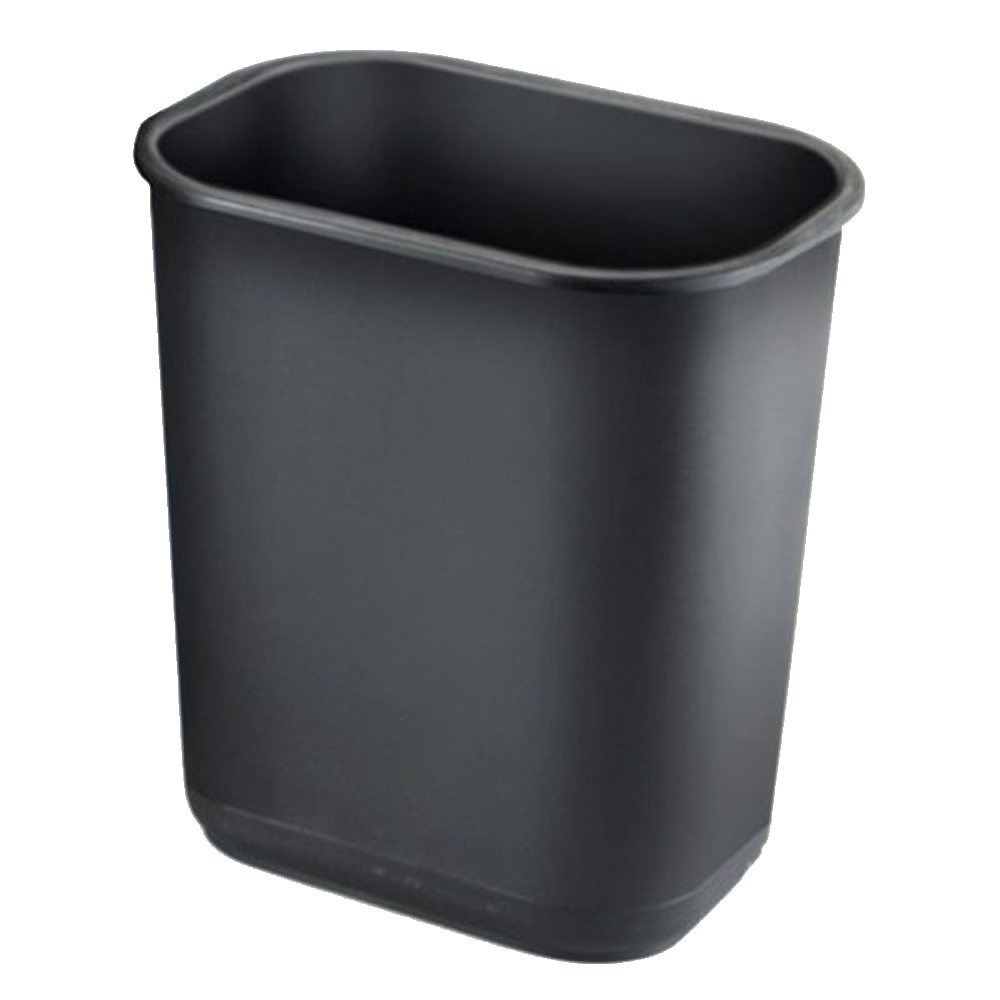 BASURERO PLASTICO P/OFICINA NEGRO