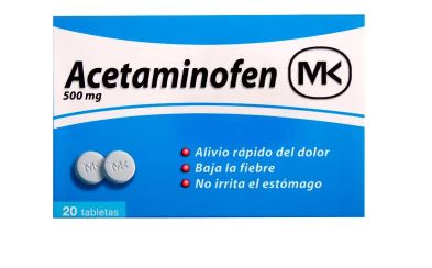 ACETAMINOFEN 500MG MK CAJA/20