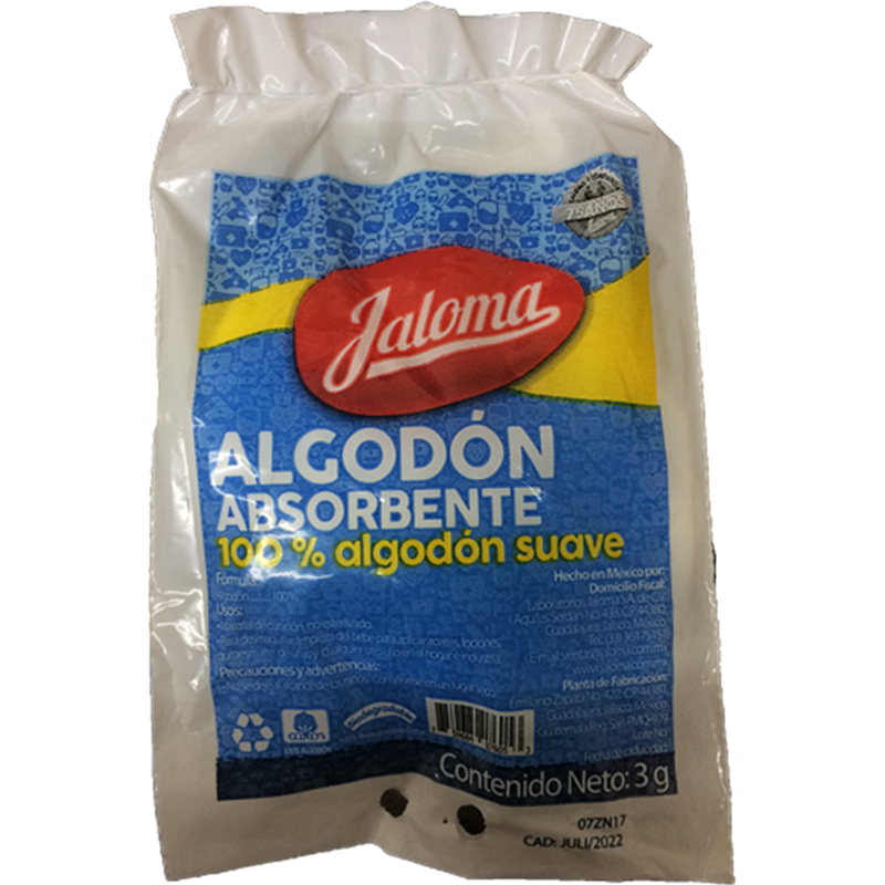 ALGODON BOLSITA 3 GRS.
