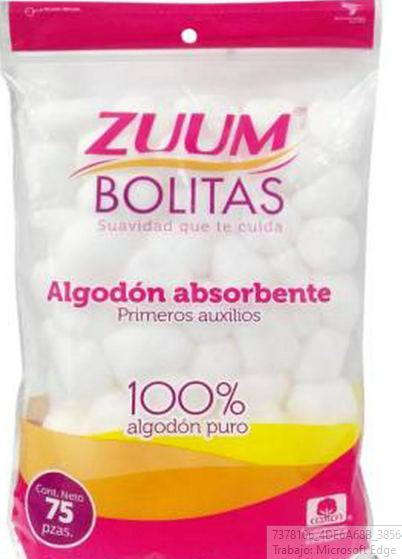 BOLSA DE ALGODON (BOLITAS)