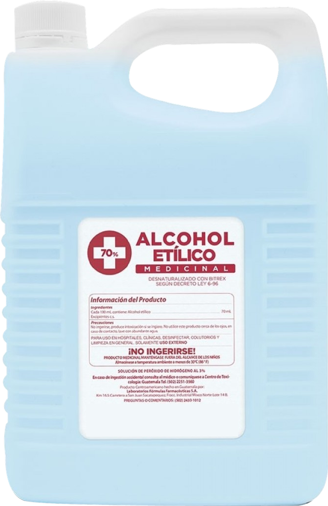 DESCONTINUADO ALCOHOL ETILICO 70% GALON (USAR MED272)
