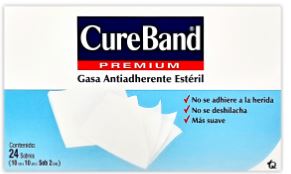 GASA ESTERIL CUREBAND 10CM*10CM (SOBRE)
