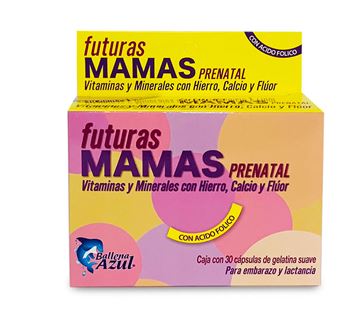 BALLENA AZUL PRENATAL CAJA/30