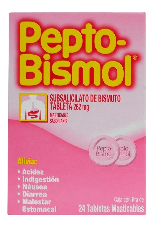 PEPTO-BISMOL TABLETAS CAJA/24