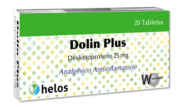 DOLIN PLUS 25 MG  CAJA/20