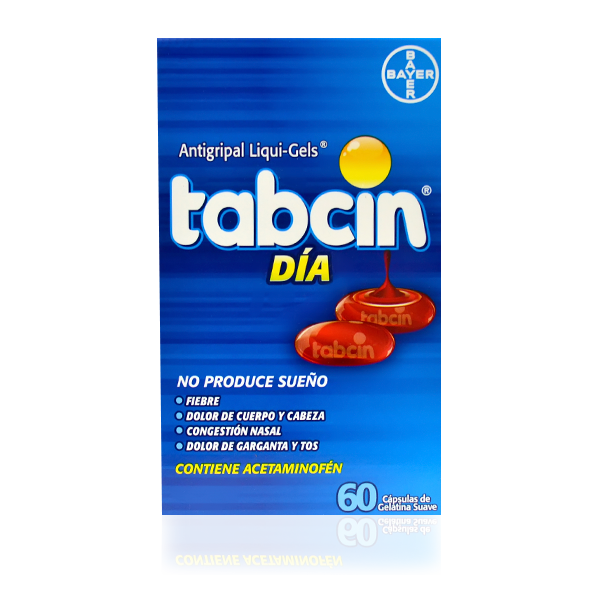 TABCIN LIQUID GELS DIA 60*1