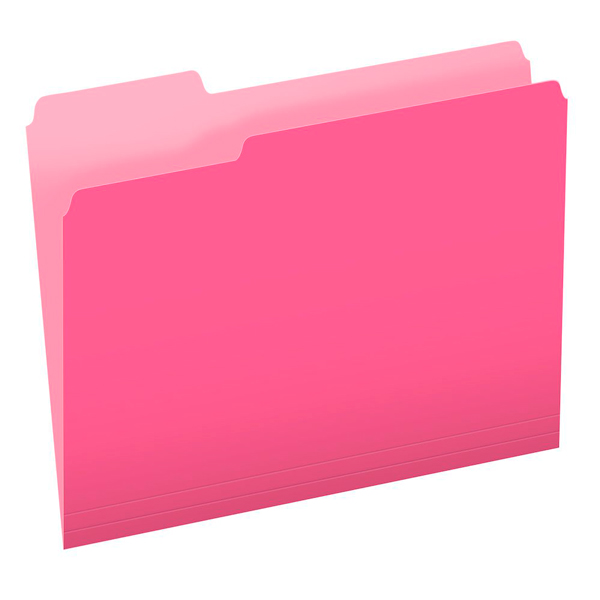FOLDER INTERIOR OFICIO PENDAFLEX ROSADO