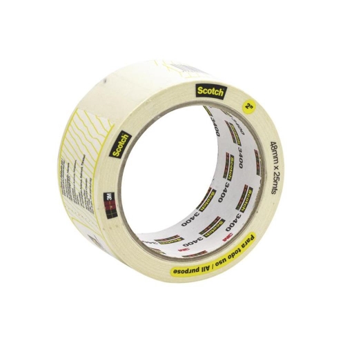 MASKING TAPE SCOTCH 3400   2" X 27 YDS