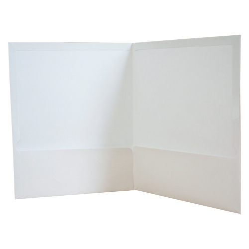 FOLDER PLASTICO COLOR BLANCO T/CARTA
